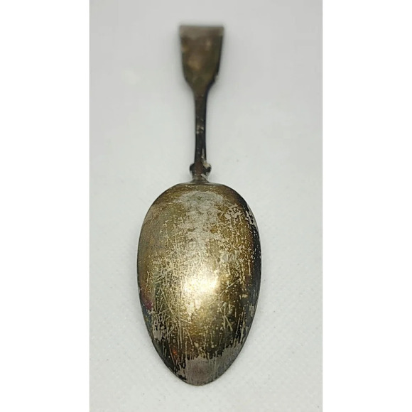 Vintage WMA Rogers A1 Silver Plated Engraved Spoon - Picture 6 of 7